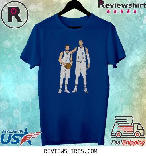 Luka Doncic and Kristaps Porzingis Dallas Mavericks Friends TV Show Shirt