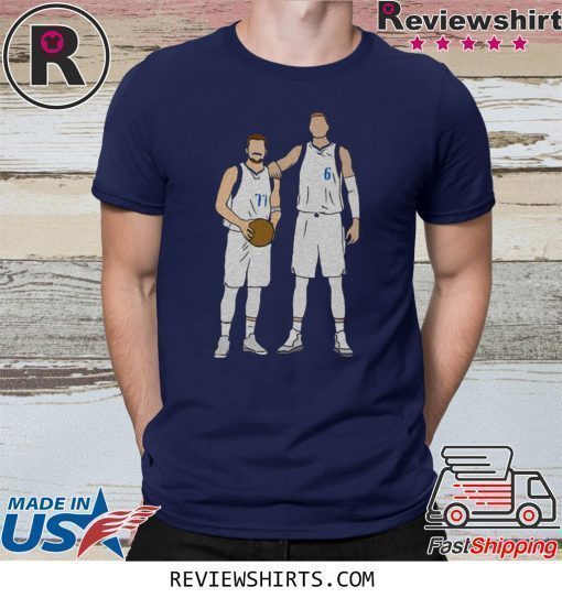 Luka Doncic and Kristaps Porzingis Dallas Mavericks Friends TV Show Shirt