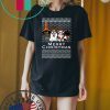 Merry Christmas Vintage Dogs Holidays Ugly T-Shirt