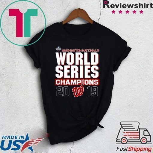 Nationals World Series 2019 Champs Shirt