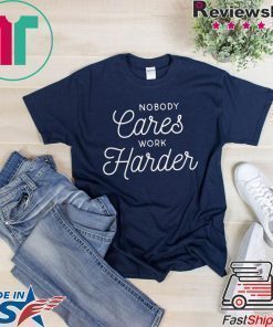 Nobody Cares Work Harder Fitness Gym Workout Inspirational Motivational Quote Short-Sleeve Unisex T-Shirt