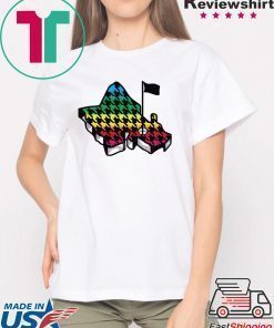 Oahu golf apparel OGA SHAVE ICE HOUNDSTOOTH Custom T-shirt