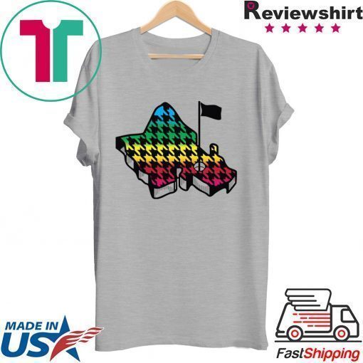 Oahu golf apparel OGA SHAVE ICE HOUNDSTOOTH Custom T-shirt