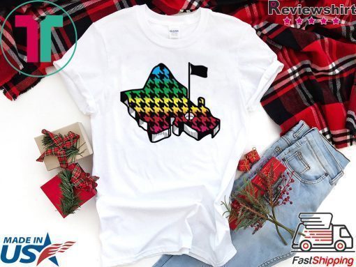 Oahu golf apparel OGA SHAVE ICE HOUNDSTOOTH Custom T-shirt