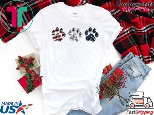 Paws t shirt Dog paws USA flag shirt