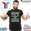 Pigs in blankets and Prosecco Christmas T-shirt