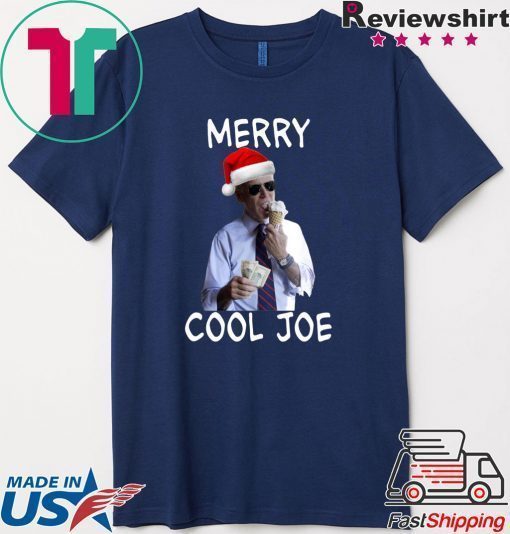 President 2020 Joe Biden Eating an Ice Cream Cone with two $10 Christmas Shirt