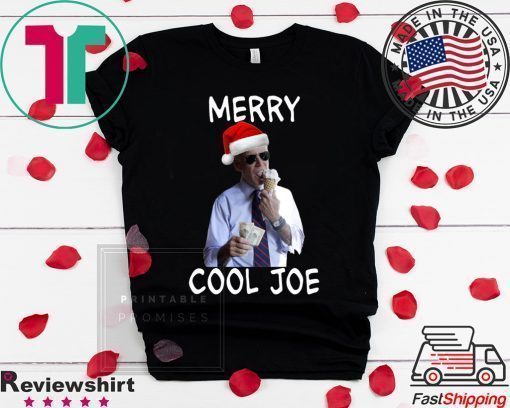 President 2020 Joe Biden Eating an Ice Cream Cone with two $10 Christmas Shirt