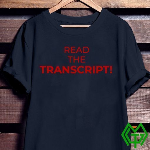 Read The Transcript USA T-Shirt