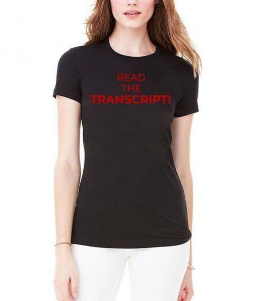 Read The Transcript USA T-Shirt