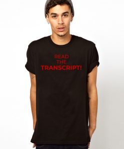 Read The Transcript USA T-Shirt