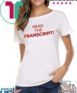 Read The Transcript Shirt Tee Offcial