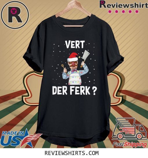 Santa Vert Der Ferk Light Christmas Shirt