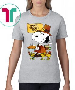 Snoopy Happy Turkey Day Shirt