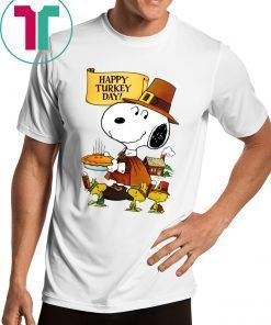 Snoopy Happy Turkey Day Shirt