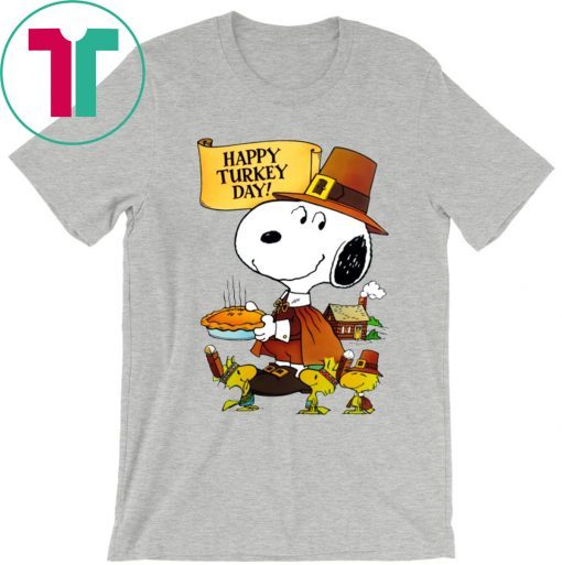 Snoopy Happy Turkey Day Shirt