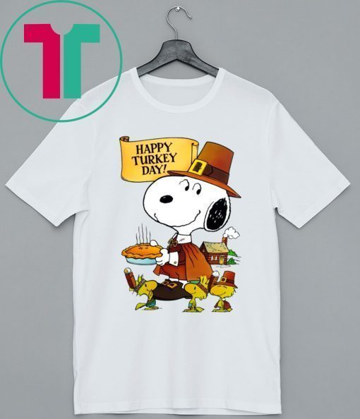 Snoopy Happy Turkey Day Shirt