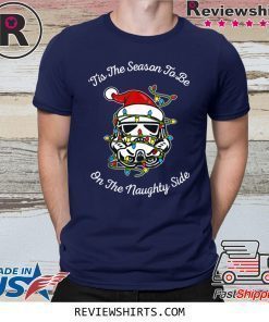 Star Wars Trooper Tangled Naughty Side Christmas TShirt