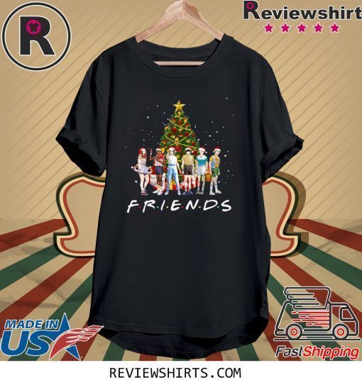 Stranger Things Characters Friends Christmas Tree Shirt