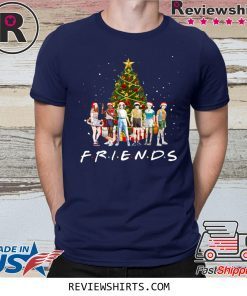 Stranger Things Characters Friends Christmas Tree Shirt