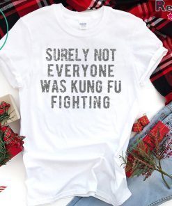 Surely Not Everyone Was Kung Fu Fighting Unisex adult T shirt