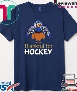 Thankful shirt Turkey thankful for Hockey shirt