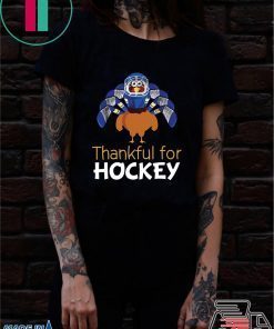 Thankful shirt Turkey thankful for Hockey shirt