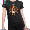 Thanksgiving Scrub Tops Women Turkey Nurse Holiday Nursing Premium T-Shirt