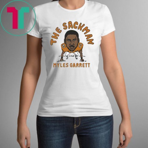 The Sackman Myles Garrett Shirt Cleveland Football Player Shirt