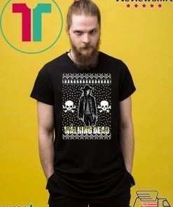 The Walking Dead Carl Grimes Santa Hat Christmas Shirt