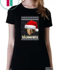 The Walking Dead Maggie Greene Santa Hat Ugly Christmas Shirt