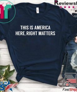 Alexander Vindman This is America Here, Right Matters Tee Shirt