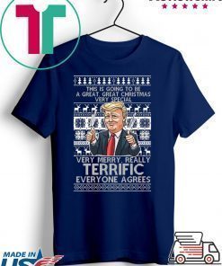 Trump Terrific Ugly Christmas T-Shirt