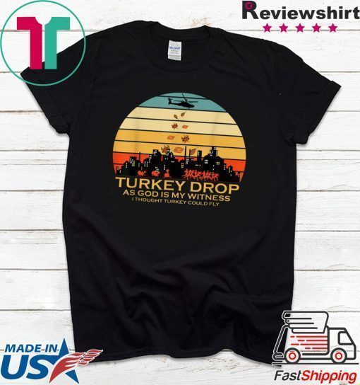 Turkey Drop Thanksgiving Funny T-Shirt