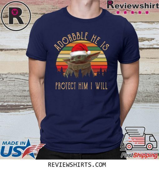 Baby Adorable He Is Protect Him I Will Vintage Shirt