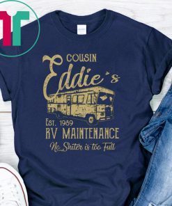 Vintage Eddie's RV Maintenance Funny Christmas Retro Shirt
