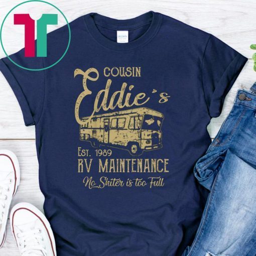 Vintage Eddie's RV Maintenance Funny Christmas Retro Shirt