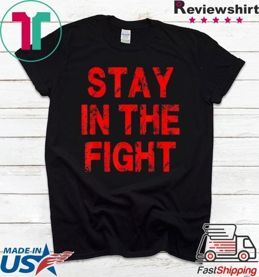 Washington D C Baseball Fan Support Stay In The Fight T-Shirt