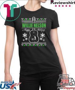 Willie Nelson guitar Christmas Shirt
