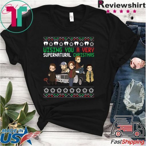 Wishing You A Very Supernatural Christmas T-Shirt