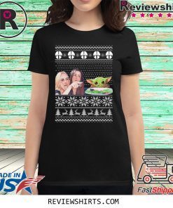 Woman Yelling At Baby Yoda Christmas Shirt