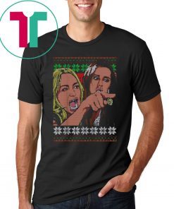 Woman Yelling at a Cat Ugly Christmas Sweater Meme Shirt