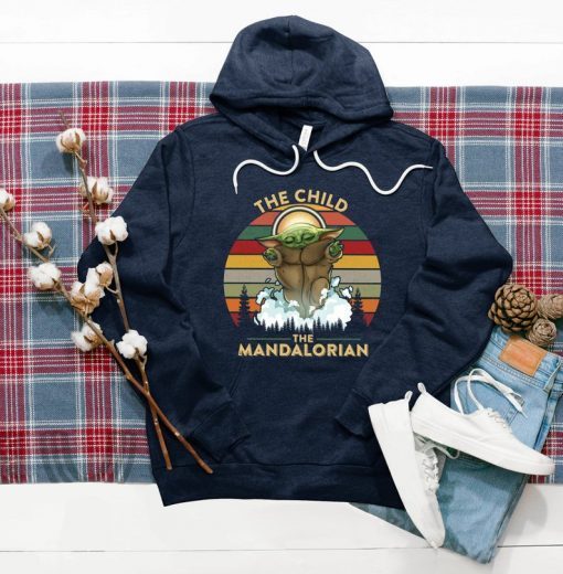 Yo Da The Child The Mandalorian Floating Pod Best Design Art Vintage T-Shirt