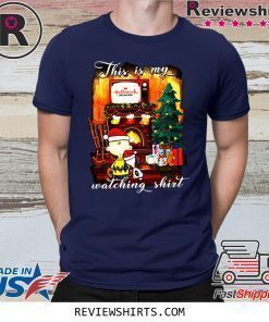 this is my hallmark christmas movies watching shirt charlie brown and snoopy shirt
