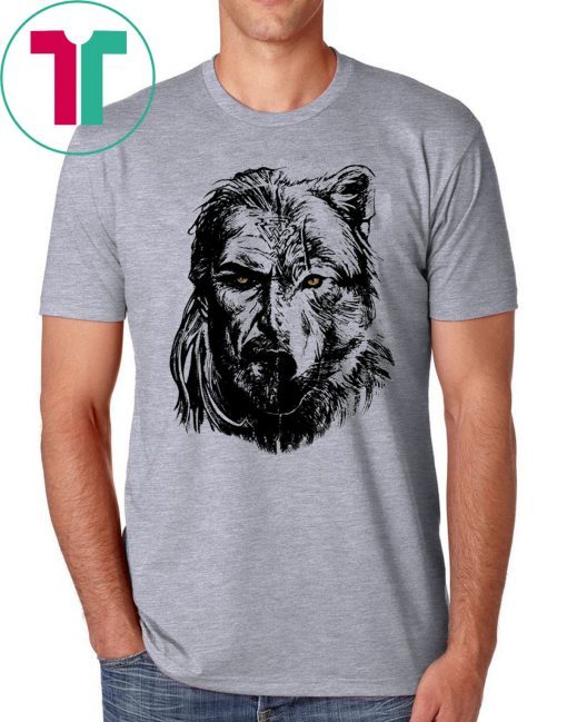 wolf viking warrior shirt