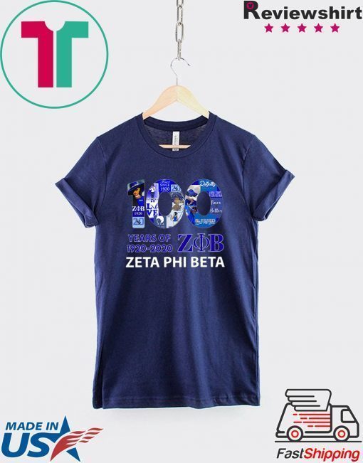100 Years Of 1920 2020 Zeta Phi Beta Shirt