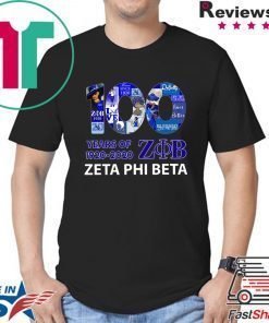 100 Years Of 1920 2020 Zeta Phi Beta Shirt