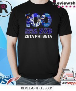 100 Years Of 1920 2020 Zeta Phi Beta T-Shirt