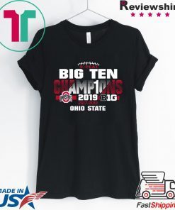 2019 Big Ten Football Champions Ohio State Buckeyes Shirt