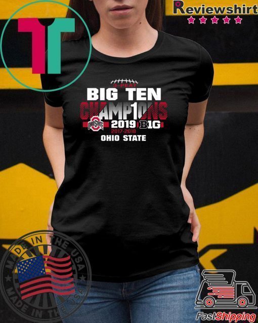 2019 Big Ten Football Champions Ohio State Buckeyes Shirt